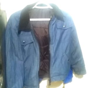 Denim jacket reversible